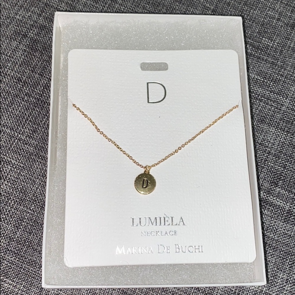 Lumèla Gold ‘D’ Necklace